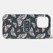 Moth Butterfly-Muster Case-Mate iPhone Case (Rückseite (Horizontal))