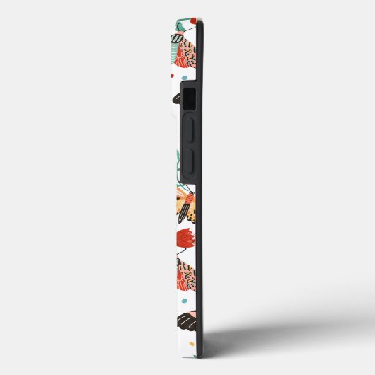 Moth Butterfly-Muster Case-Mate iPhone Hülle (Rückseite / Links)