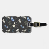 Moth Butterfly-Muster Gepäckanhänger (Vorderseite horizontal)