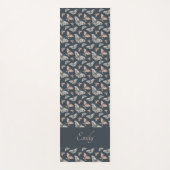 Moth-Butterfly-Muster-Yoga-Mat Yogamatte (Vorderseite)