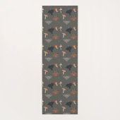 Moth-Butterfly-Muster-Yoga-Mat Yogamatte (Rückseite)