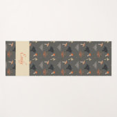 Moth-Butterfly-Muster-Yoga-Mat Yogamatte (Vorderseite (Horizontal))