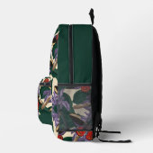 Moth Butterfly Pattern Bedruckter Rucksack (Rechts)