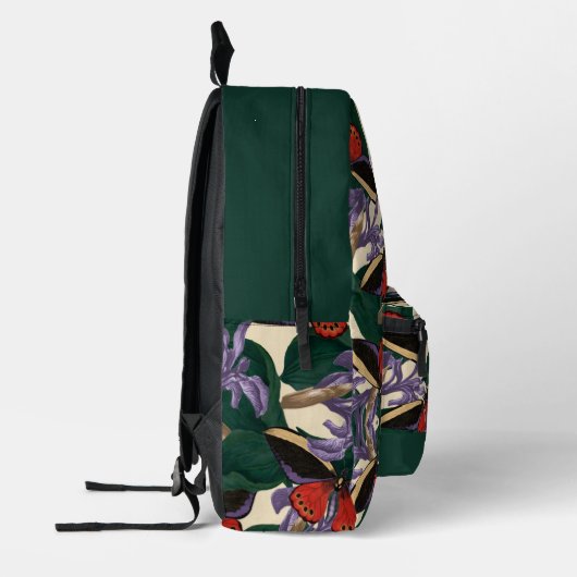Moth Butterfly Pattern Bedruckter Rucksack (Links)
