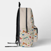 Moth Butterfly Pattern Bedruckter Rucksack (Links)