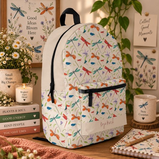Moth Butterfly Pattern Bedruckter Rucksack