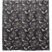 Moth Butterfly Pattern Duschvorhang (Vorderseite)