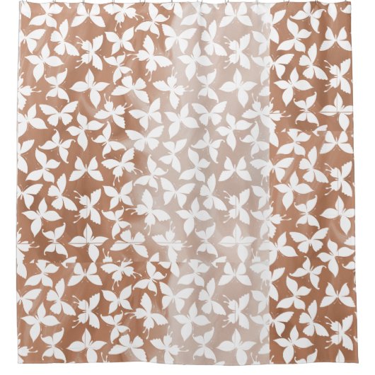 Moth Butterfly Pattern Duschvorhang (Vorderseite)
