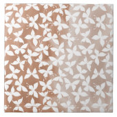 Moth Butterfly Pattern Fliese (Vorderseite)