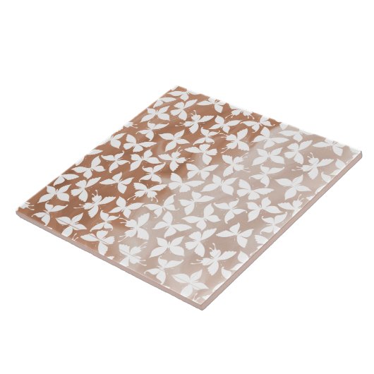 Moth Butterfly Pattern Fliese (Seite)