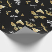 Moth Butterfly Pattern Geschenkpapier (Ecke)
