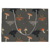 Moth Butterfly Pattern Große Geschenktüte (Rückseite)