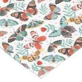 Moth Butterfly Pattern Kurzer Tischläufer (Ecke)