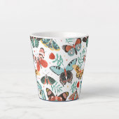 Moth Butterfly Pattern Milchtasse (Vorderseite)