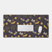 Moth Butterfly Pattern Schreibtischunterlage (Tastatur & Maus)