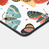 Moth Butterfly Pattern Schreibtischunterlage (Ecke)