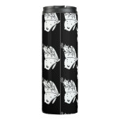 Moth Butterfly Pattern Thermosbecher (Rückseite)
