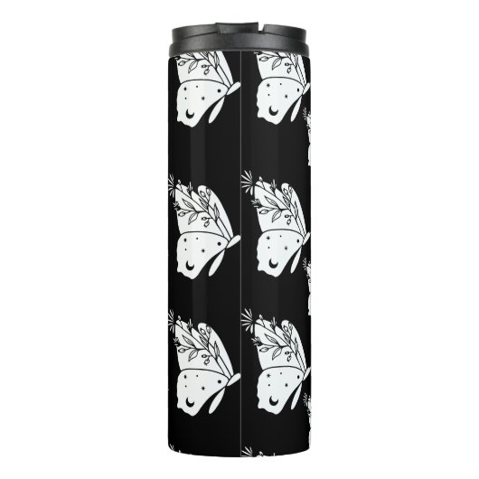 Moth Butterfly Pattern Thermosbecher (Rückseite)