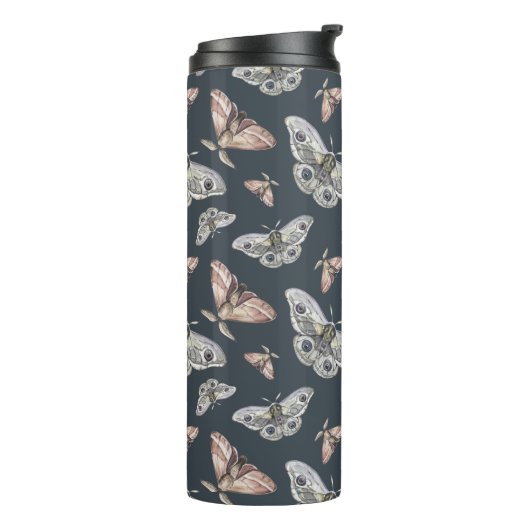 Moth Butterfly Pattern Thermosbecher (Nach links gedreht)