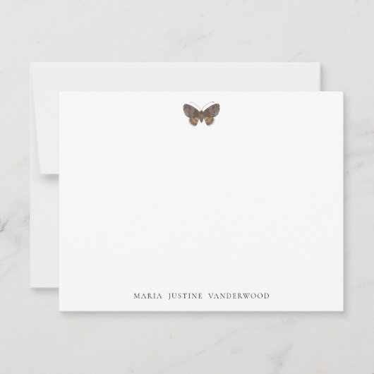 Moth Classic Personalisiert Stationery Note Card Mitteilungskarte (Vorderseite)