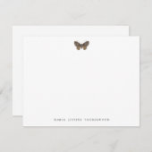 Moth Classic Personalisiert Stationery Note Card Mitteilungskarte (Vorne/Hinten)