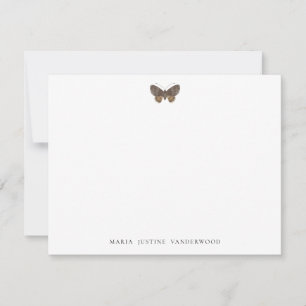 Moth Classic Personalisiert Stationery Note Card Mitteilungskarte