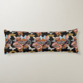 Moth Cotillion | Goblincore Langes Kissen (Rückseite)