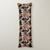 Moth Cotillion | Goblincore Langes Kissen (Rückseite (Vertikal))