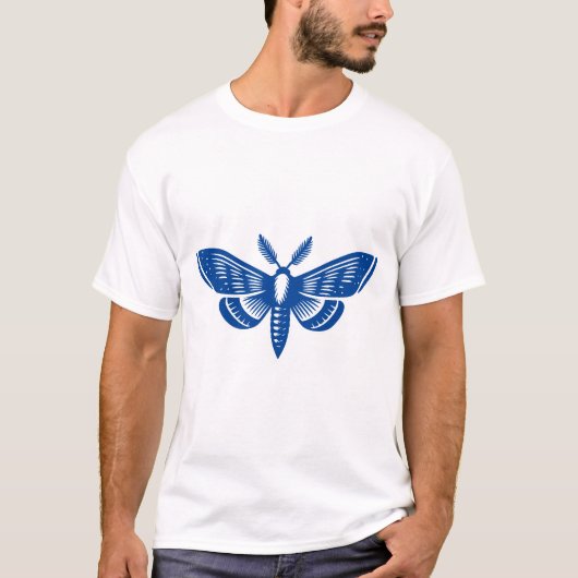 Moth - Deep Blue T-Shirt (Vorderseite)