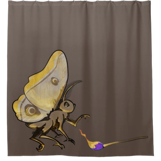 Moth Duschvorhang (Vorderseite)
