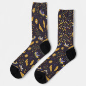 Moth Floral Socken (Linkes Detail)