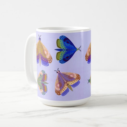 Moth Friends Tasse (Vorderseite Links)