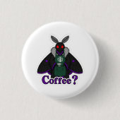 Moth Full Of Coffee Button (Vorderseite)