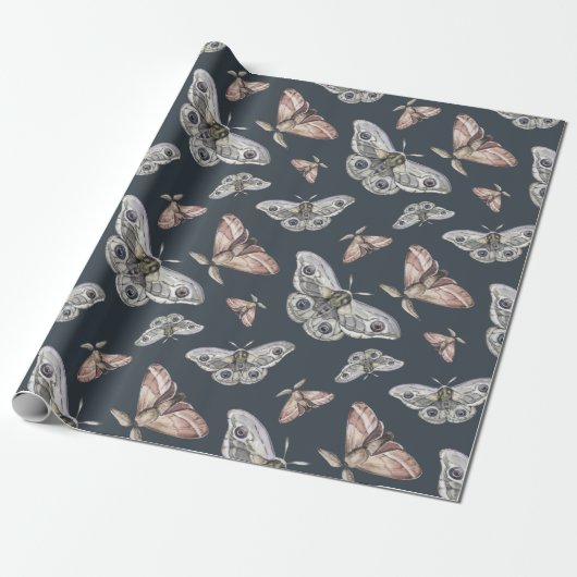 Moth Geschenkpapier (Ungerollt)