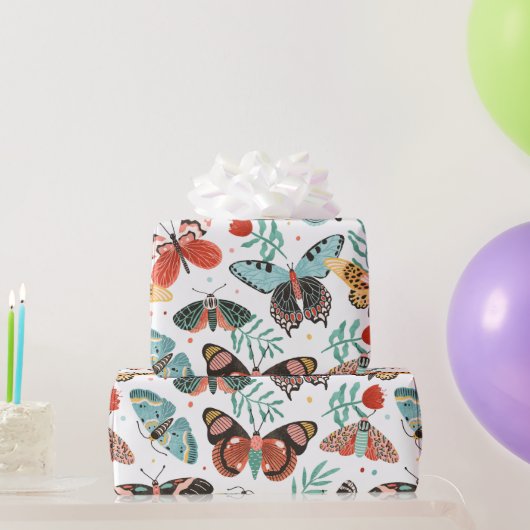 Moth Geschenkpapier (Partygeschenke)