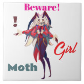 Moth girl anime fliese (Vorderseite)