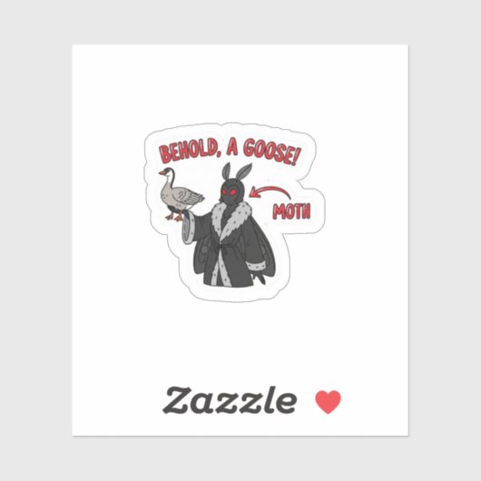 Moth Gose Sticker (Blatt)