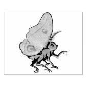 Moth Gummistempel (Prägung)