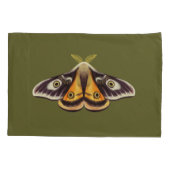 Moth Insect Art Goblincore Saturnia Witchy Green Kissenbezug (Rückseite)