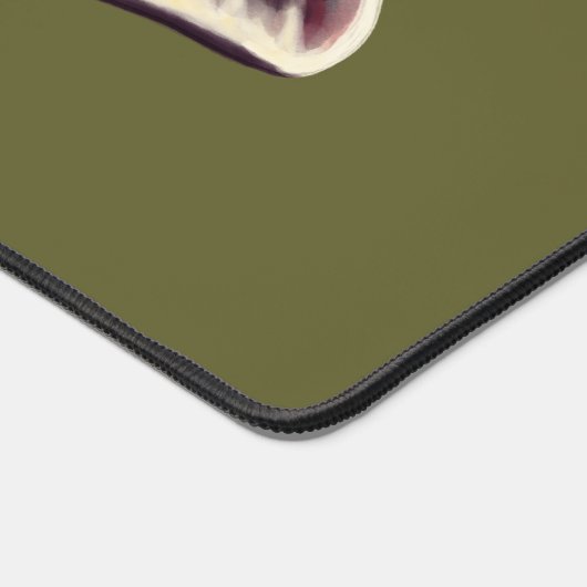 Moth Insect Art Goblincore Witchy Green Butterfly Schreibtischunterlage (Ecke)