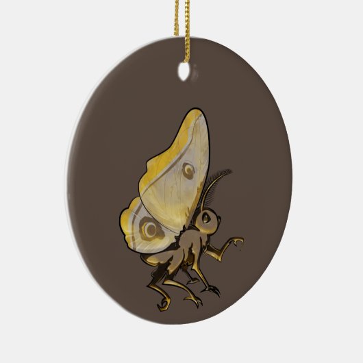 Moth Keramik Ornament (Rechts)