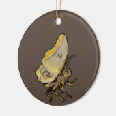 Moth Keramik Ornament (Links)
