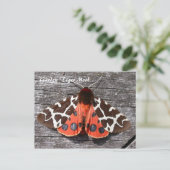 Moth Magic: Garden Tiger Moth postcard Postkarte (Stehend Vorderseite)