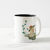 Moth Mask Fairy Girl Tasse (VorderseiteRechts)