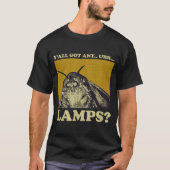 Moth Meme Lamp Seeker Funny Design T-Shirt (Vorderseite)