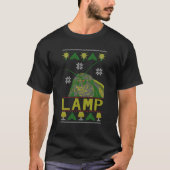 Moth Meme Lamp Ugly Christmas Sweater T-Shirt (Vorderseite)