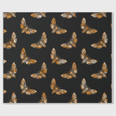 Moth-Muster des Todes Geschenkpapier (Flach)