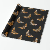 Moth-Muster des Todes Geschenkpapier (Ungerollt)
