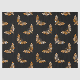 Moth-Muster des Todes Seidenpapier