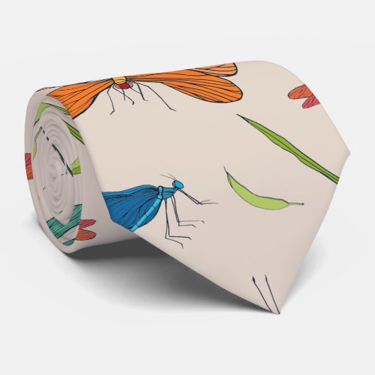 Moth Muster Krawatte (Gerollt)